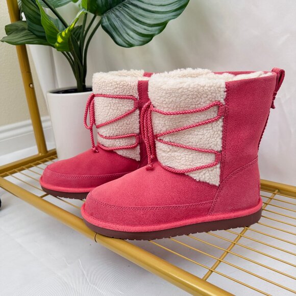 Koolaburra by UGG Michon Short Fashion Boot Size 4 Kids! - Picture 2 of 13